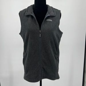 Columbia Gray Fleece Vest Kids Unisex sz. XL  (18-20)
